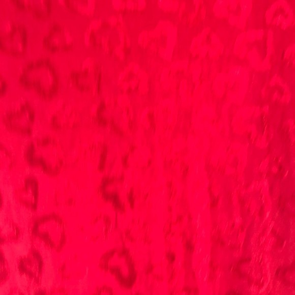 All That Jazz Vintage Red Dress w/Velvet Hearts All Over, 3D Graphic, Love Vibe - Picture 6 of 6